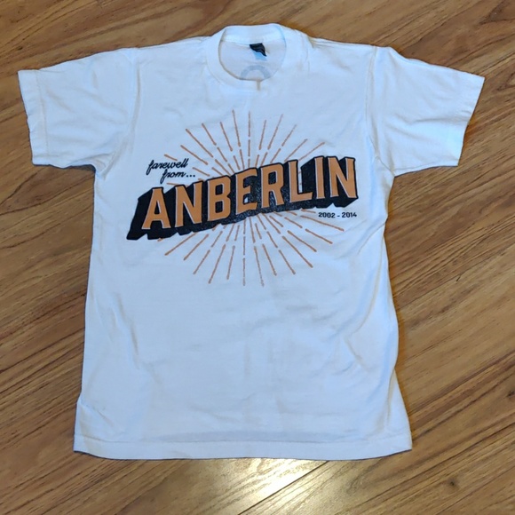 Tultex Other - NWOT Unisex Anberlin Farewell Concert t-shirt 2014
